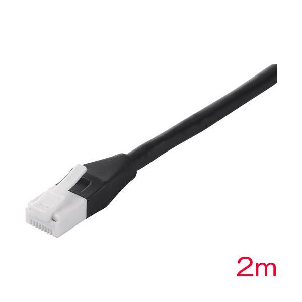 LAN�P�[�u�� �o�b�t�@���[�R�N���T�v���C BSLS6ANU20BK [�c���̐܂�Ȃ�LAN�P�[�u�� CAT6a �X�g���[�g 2m BK]