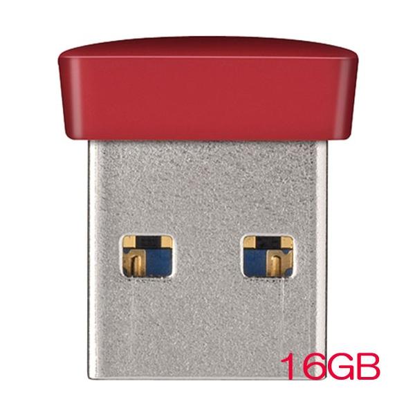 USB obt@[ RUF3-PS16G-RD [USB3.0Ή }CNUSB[ 16GB bh]