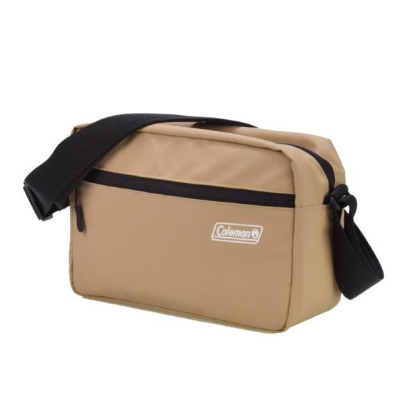 カメラバッグ ショルダーバッグ 撮影 タウン カメラショルダーバッグ Coleman コールマン ミニ  サンド CO-8768