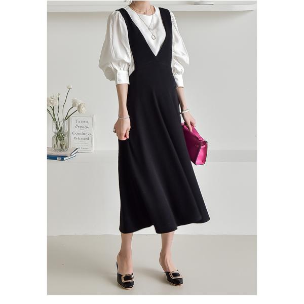 マタニティ 服 ワンピース 仕事 春 安い Vネック 事務服 ジャンパースカート オフィス ロング オシャレ 黒 妊婦服 メール便可 Sdm Buyee 日本代购平台 产品购物网站大全 Buyee一站式代购 Bot Online