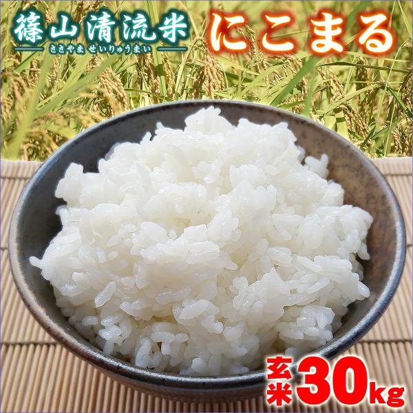 篠山清流米 にこまる 玄米 30kg 米穀年度 令和6年 愛媛産 篠山 篠山清流米 にこまる 玄米 30kg 米穀年度 令和6年 愛媛産 篠山