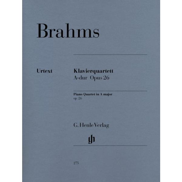 ブラームス ピアノ四重奏曲 Op26 Piano Quartet