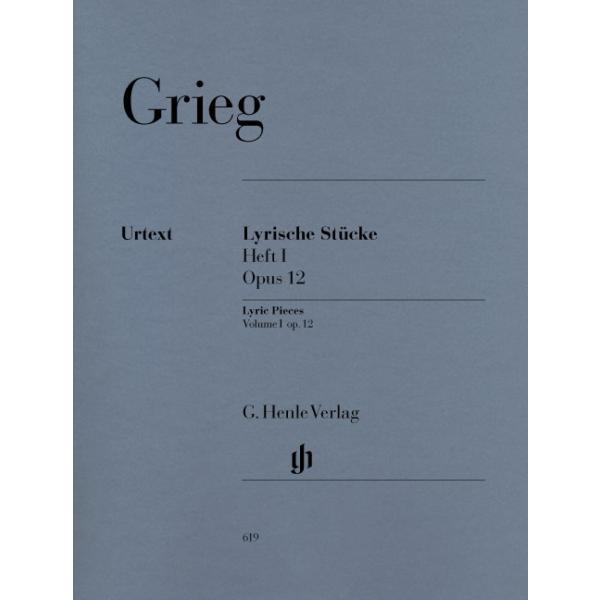 グリーグ 抒情小品集 第１巻 Op12     Lyric Pieces Book 1