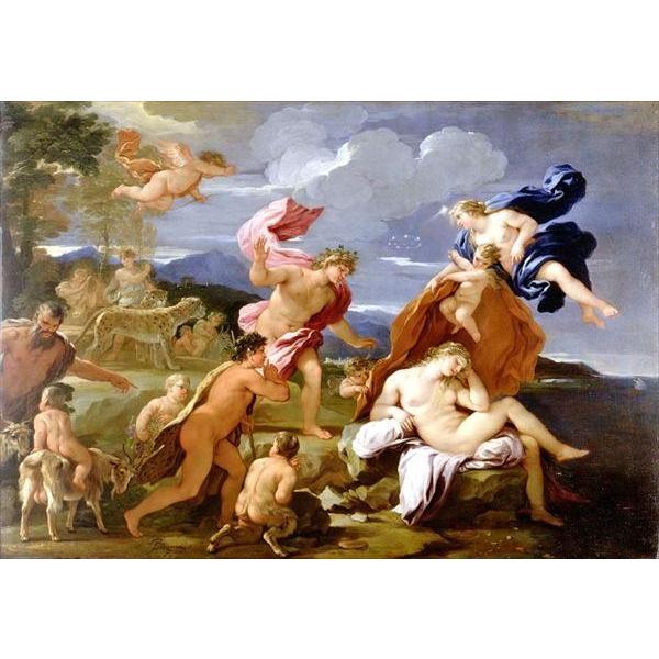 油絵 Luca Giordano_ バッカスとアリアドネ MA1710 :MA1710:絵画制作