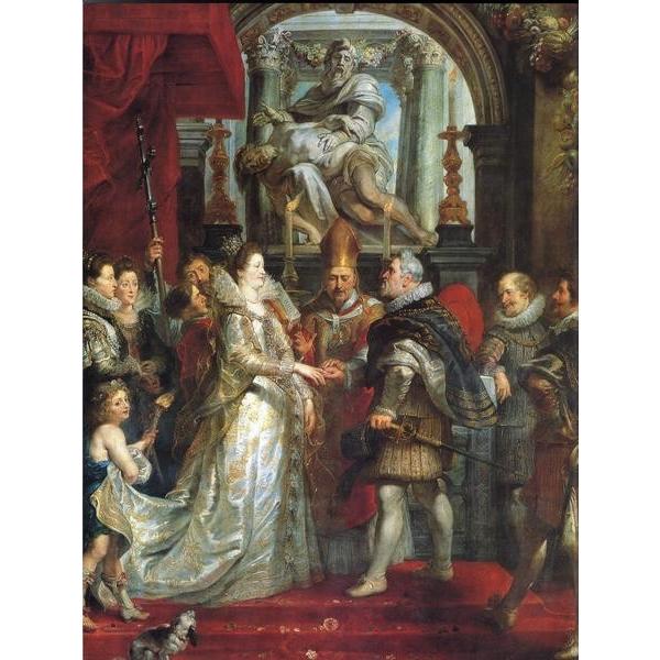油絵 ルーベンスの名作 代理人によるマリー ド メディシスとアンリ4世の結婚式 Ma341 ユーラシアアート 通販 Yahoo ショッピング
