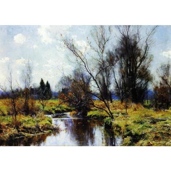 油絵 Jones Hugh Bolton_風景 MA691