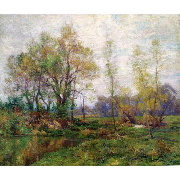 油絵 Jones Hugh Bolton_春の訪れ MA695