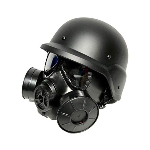 Ec Drive ガスマスク フリッツヘルメット セット ダブルファン搭載 サバゲー ミリタリー コスプレ 米軍 アーミー Blusquare Org