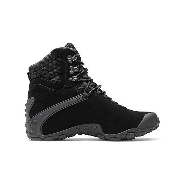 ショウカン トレッキングシューズ レディーズ 完全防水 登山靴 Cm 超軽量 本革 Eureka メンズ レディーズ 24 0 Cm ブラック Yyk Eureka In The Y