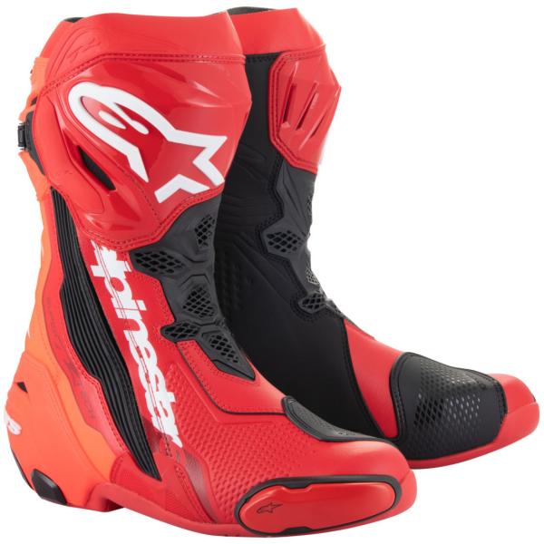 Alpinestars モータースポーツブーツ 赤/白/黒 Alpinestars モータースポーツブーツ 赤/白/黒