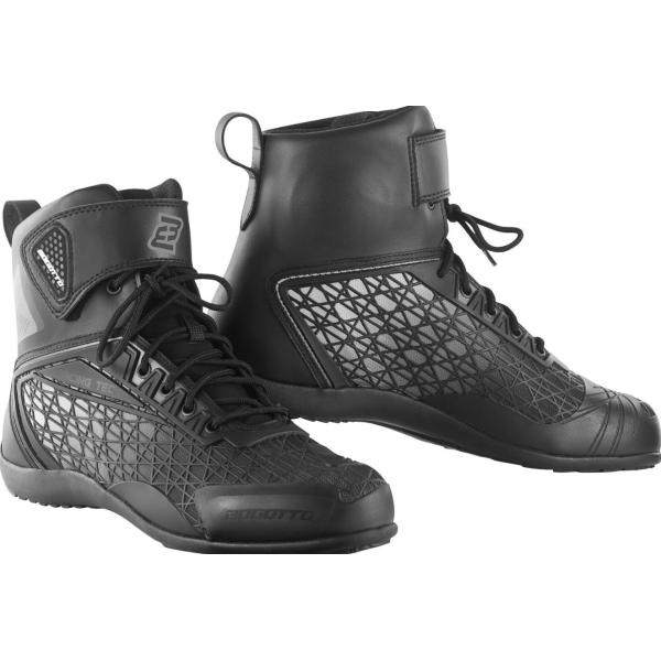 m*g様 BOGOTTO バイクブーツ ホワイト/ブラック/レッドライディング