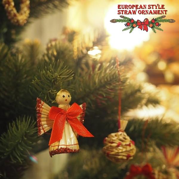 ストローオーナメント 天使 5cm ラメ 落ち着いた雰囲気のクリスマスを演出する ヨーロピアン カントリー スタイルのオーナメントです 101 H1 1435 木のおもちゃ ユーロバス 通販 Yahoo ショッピング