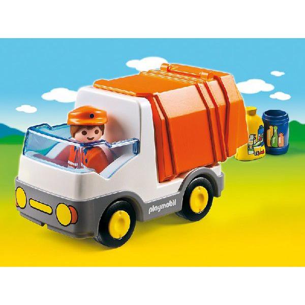 Playmobil プレイモービル 1 2 3 ゴミ収集車 25 Pm6774 木のおもちゃ ユーロバス 通販 Yahoo ショッピング