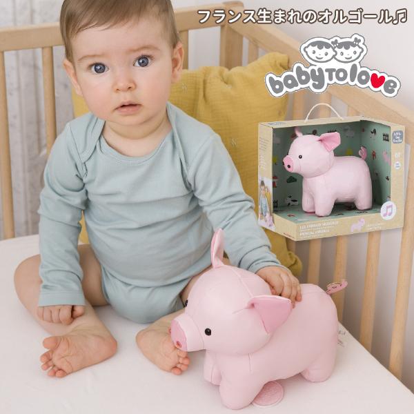 Babytolove ベビートゥーラブ ミュージカルアニマル ブタのレオン オルゴール 出産祝い ハーフバースデイ 1歳の誕生日に 54 Bl 木のおもちゃ ユーロバス 通販 Yahoo ショッピング