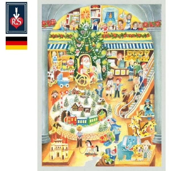 Richard Sellmer Verlag社 アドベントカレンダー おもちゃ売り場 59 Rs 木のおもちゃ ユーロバス 通販 Yahoo ショッピング