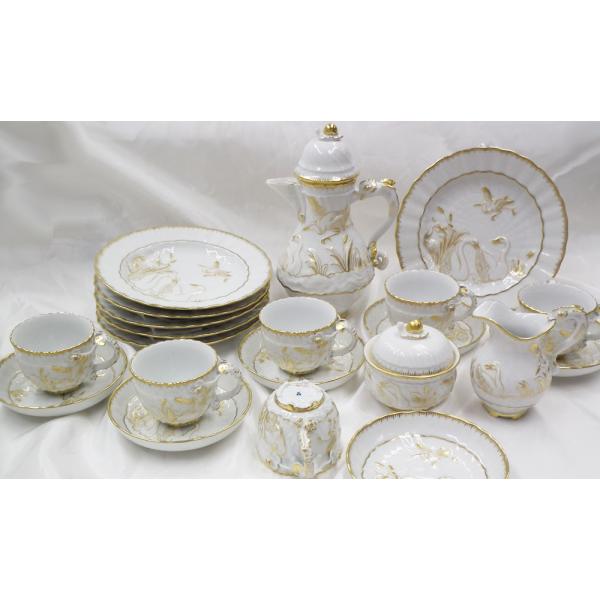 マイセンスワンシリーズ金彩手描き