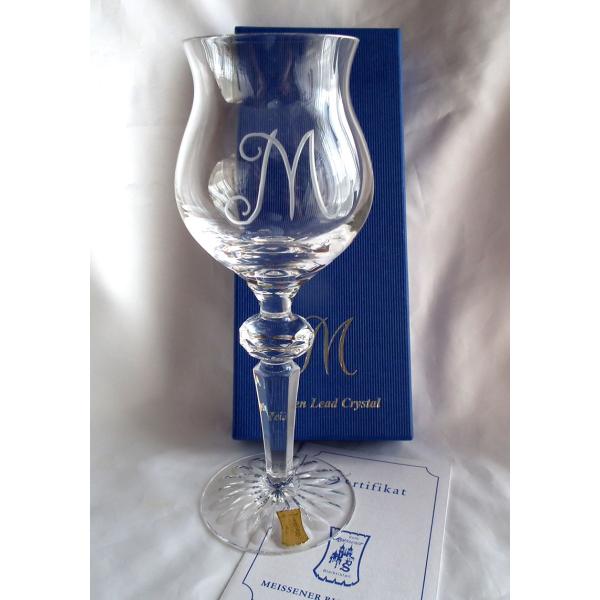 SALE在庫1点限り特価 マイセンクリスタル（ドイツ）Mマーク/ワイン