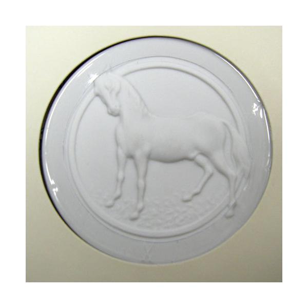 マイセン マイセン磁器メダル 干支 馬 双剣マーク 新品 在庫限り