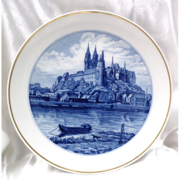 古い マイセン R.Batih 刻印 MORITZBURG モッツブルク城 皿 古い マイセン R.Batih 刻印 MORITZBURG モッツブルク城 皿