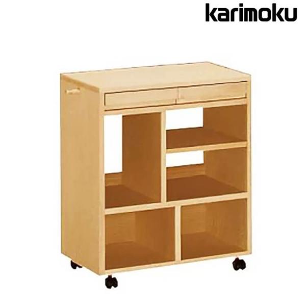 カリモク家具　キャビネット ロールドアキャビネット 幅120cm スモークドオークKR 通販 | 【公式