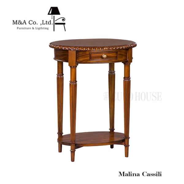 西洋風　サイドキャビネット　オーク材　無垢材　木製　電話台　コンソール　花台 楽天市場】電話台 ファックス台 アンティーク おしゃれ スリム