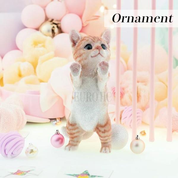 オーナメント 子ねこ キティ ネコ C スタンド 子猫 ガーデン