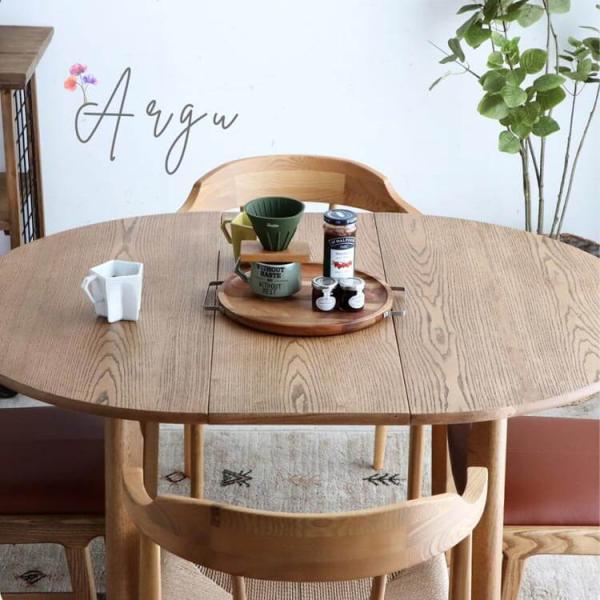 東馬（Tohma） ダイニングテーブル アルグ ARG EXラウンド DT 90-120