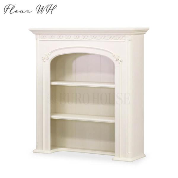 【フルールWH】フレンチシックエレガンスシリーズ■本体サイズ(mm)幅900× 奥行260× 高さ950約21.1kg■棚板サイズ(mm)幅780× 奥行160× 高さ21 2枚耐荷重:約8kg※耐荷重は目安です。保証値ではありません。■カ...