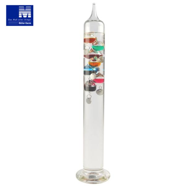 ドイツ製 ガリレオ温度計 28cm ゴールドチェーン・タグ メラーサーモ