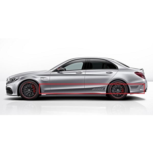 純正品 AMG C63 サイドデカール 左右セット W205 C63 Edition1