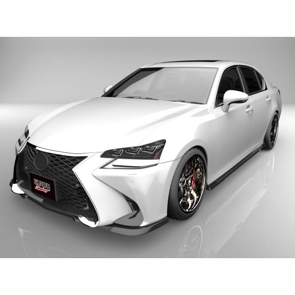 レクサス GS 10系 Fスポーツ 後期 フロントアンダースポイラー サイドステップ リアマッドディフューザー ３点キット エアロパーツ