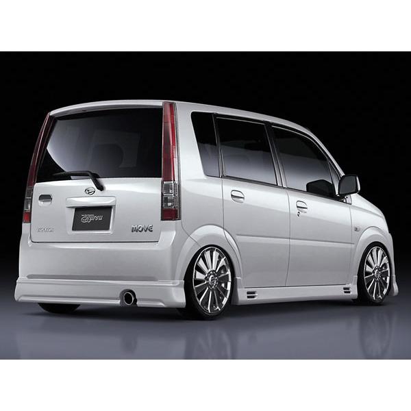 ムーブカスタム L150S/L152S/L160S 後期 リアハーフスポイラー エアロ 