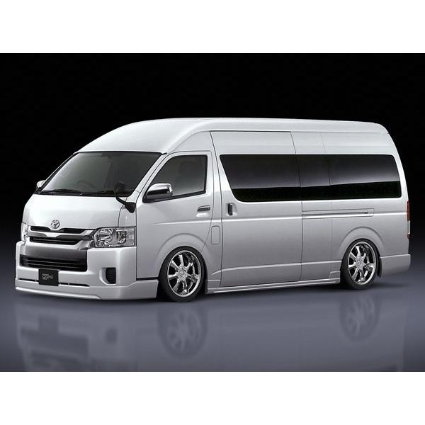 TRH2##系 KDH2##系 ハイエース／レジアスエース 9型 ワイドボディ（グランドキャビン）用 サイドステップ エアロパーツ