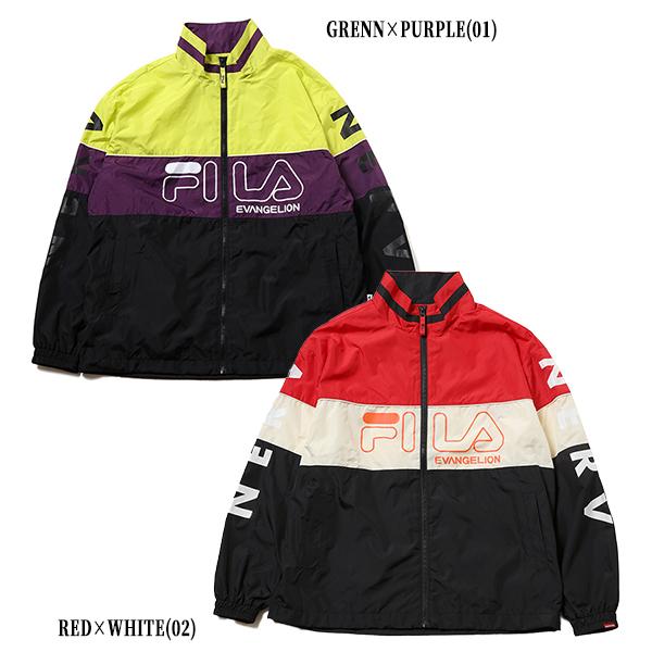 RADIO EVA 798 FILA HERITAGE NYLON JACKET EVANGELION LIMITED