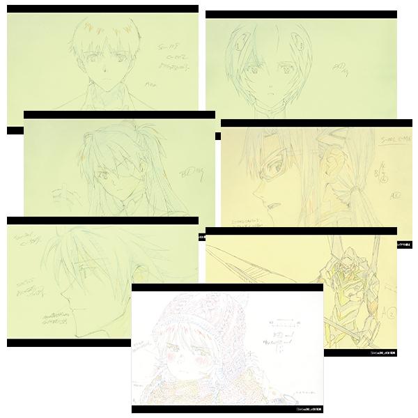 EVA STOREオリジナル『シン・エヴァンゲリオン劇場版』原画ポストカード7枚組セット :A7086301S:EVANGELION STORE !店 通販 エヴァンゲリオン ポストカードセット