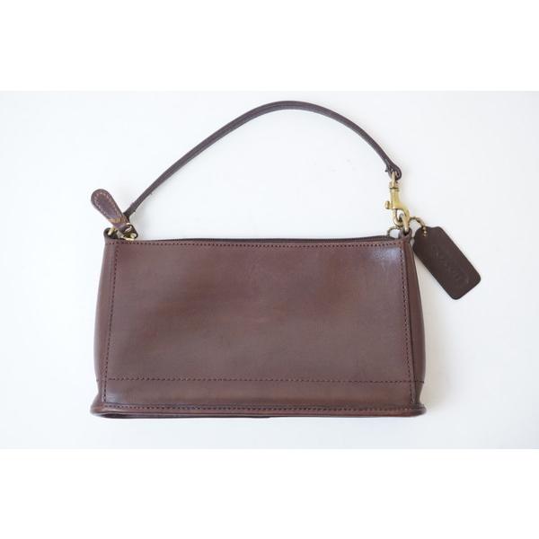 美品USA製COACH オールドコーチ オールレザーハンドバッグ 