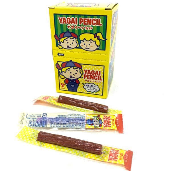 ヤガイペンシル　40本入（旧ペンシルカルパス）【駄菓子】