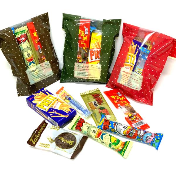 お菓子詰め合わせ　まとめ売り　詰め合わせ お菓子詰め合わせ 行楽パック どれか1個（複数ご注文の場合は色