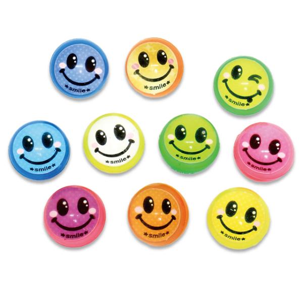 スーパーボール スマイル 27mm 100個入 : イベント用品問屋トチギヤ