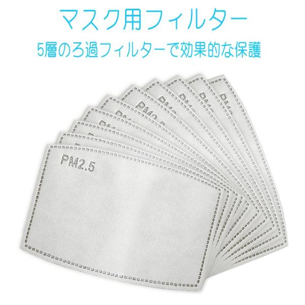マスク用フィルター 10枚セット Pm2 5 微小粒子状物質 対応 排気ガス ウィルス