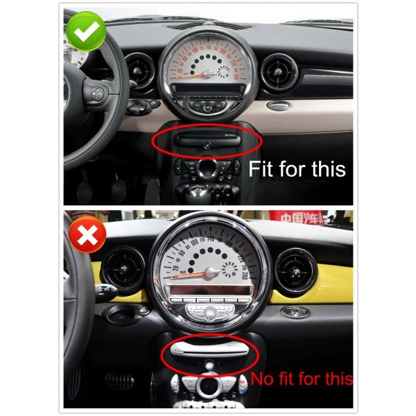 Bmw Mini ミニ 第2世代後期 ブラックデッキ 06 13用 センターメーター交換タッチスクリーン アンドロイド 燃料計 Dvr 絶品 警告灯 リアカメラ テザリング ナビ