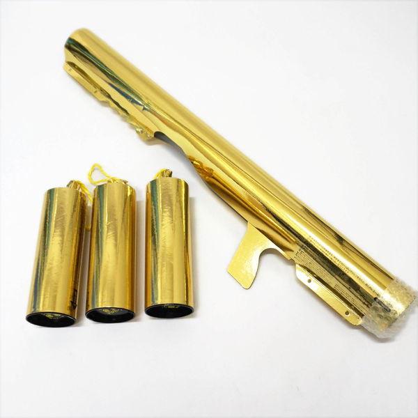 キンキラゴールドバズーカ 弾２発 クラッカー 動画有 No 販促イベント屋 通販 Yahoo ショッピング