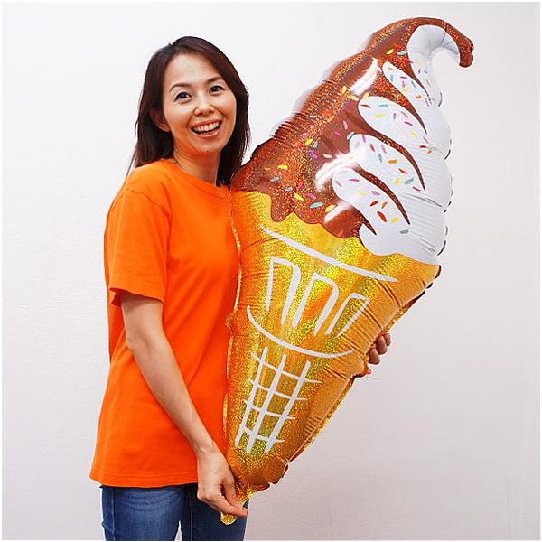夏の装飾風船 ソフトクリーム H81cm アイスクリーム バルーン メール便5枚まで可 No 販促イベント屋 通販 Yahoo ショッピング