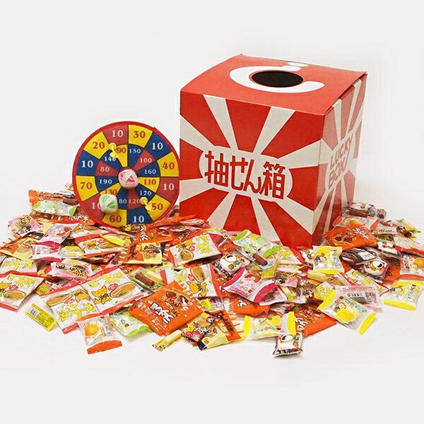 色々駄菓子10種400個当てゲーム ダーツ付【軽減税率対象商品】 : 販促
