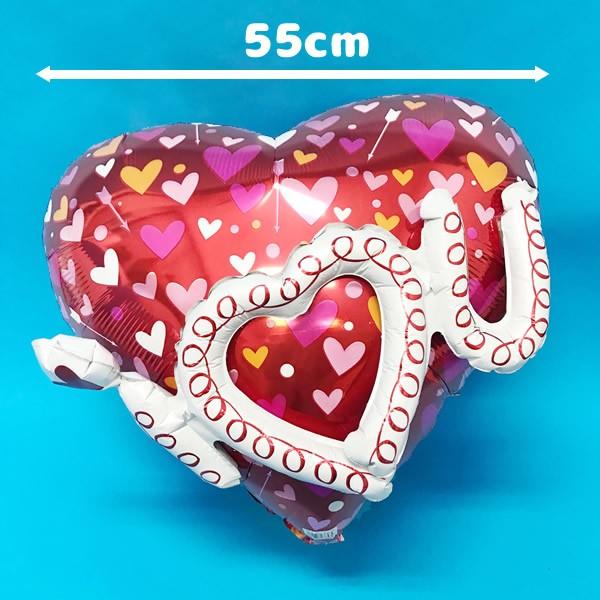 700円均一 バレンタイン風船 I Love You 立体バルーン メール便5枚まで可 No 販促イベント屋 通販 Yahoo ショッピング