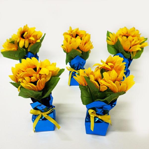 夏装飾 ひまわりニューポット H25cm 向日葵 ヒマワリ 飾り ディスプレイ 動画有 動画有 No 2415 販促イベント屋 通販 Yahoo ショッピング