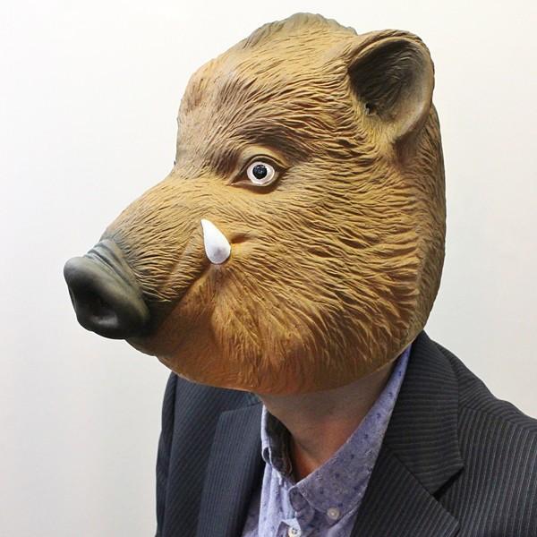 かぶりもの いのししマスク 干支 猪 亥 No 販促イベント屋 通販 Yahoo ショッピング