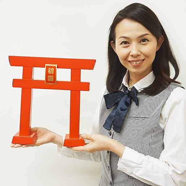 鳥居ポップ(POP) 小 高さ30cm 看板6種付 / 鳥居 紙製 ディスプレイ