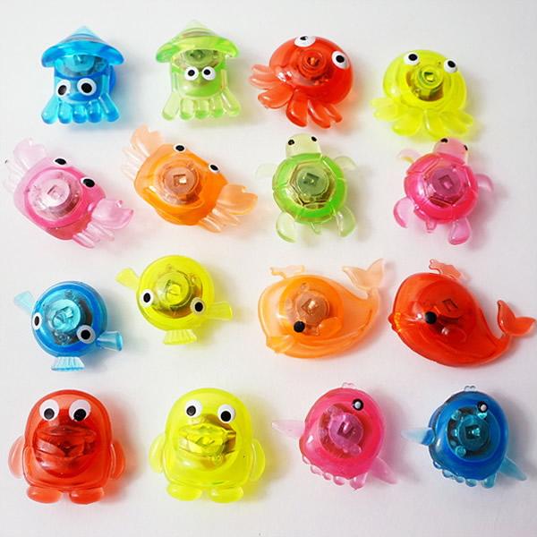 水に浮くすくい用おもちゃ ピカピカ光る海の人気者 48個【お祭り景品