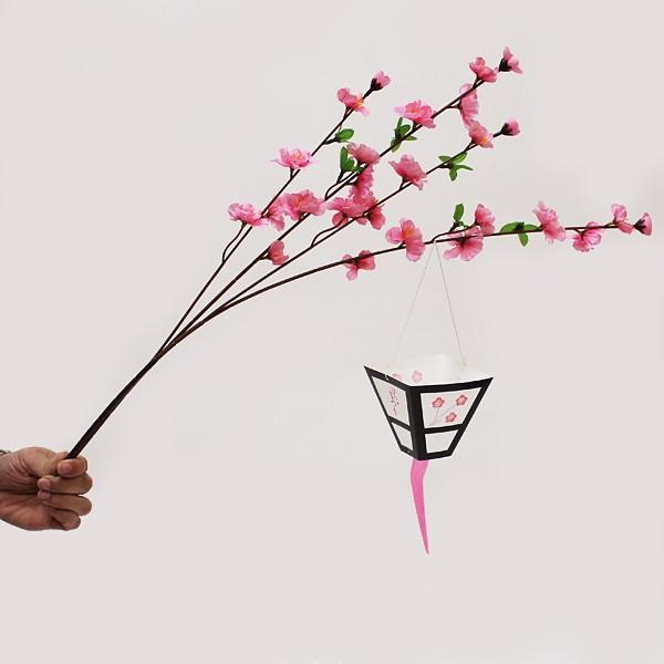 ひな祭り装飾 ボンボリ桃花しだれ L65cm No 5251 販促イベント屋 通販 Yahoo ショッピング